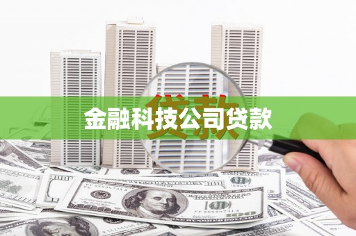 望都金融科技公司贷款