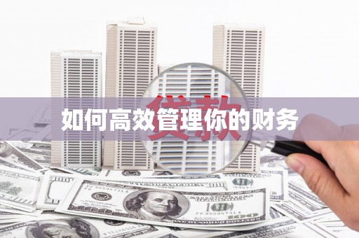 望都如何高效管理你的财务